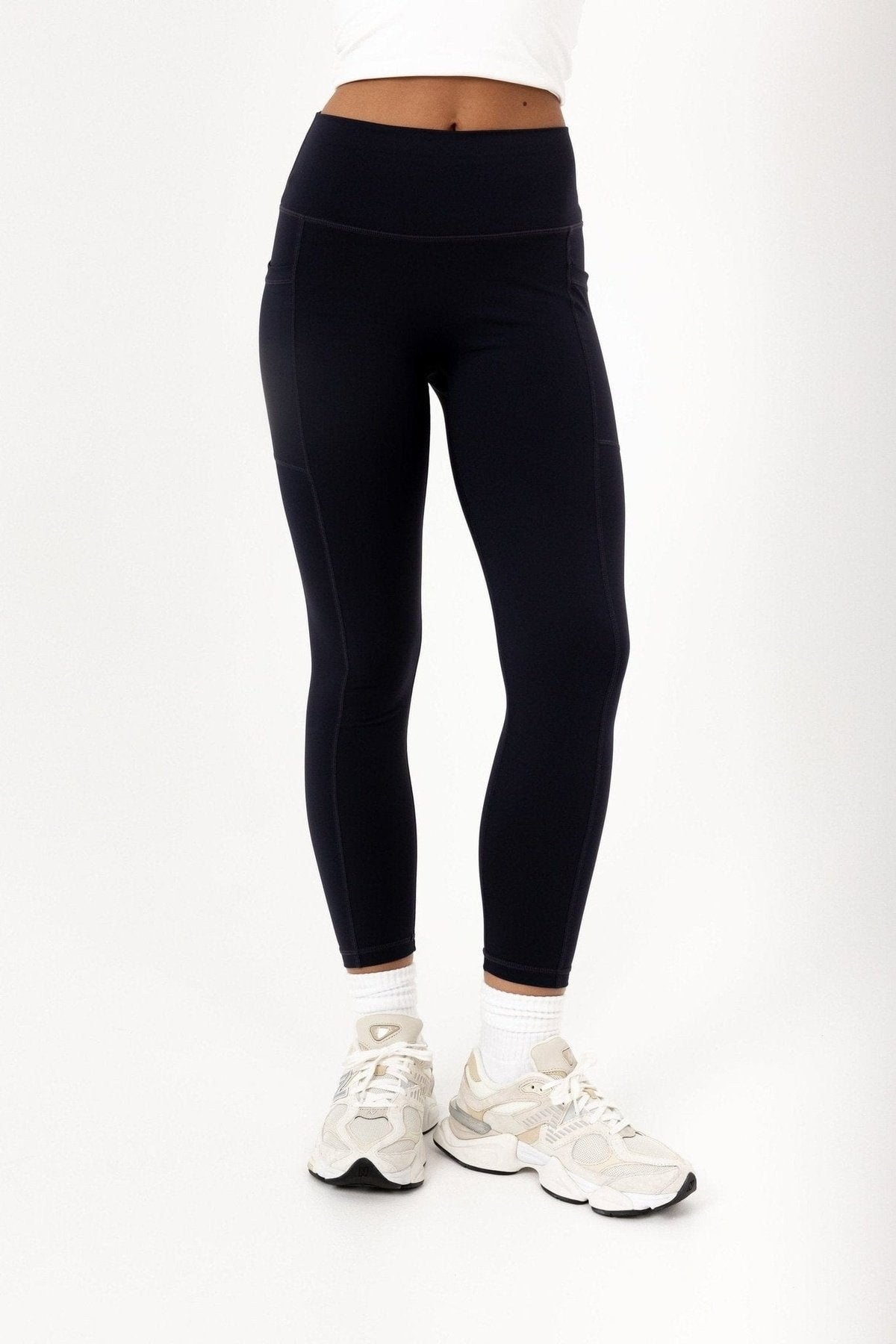 Noosa Active Bottoms XS Premium 7/8th Length Leggings - Navy