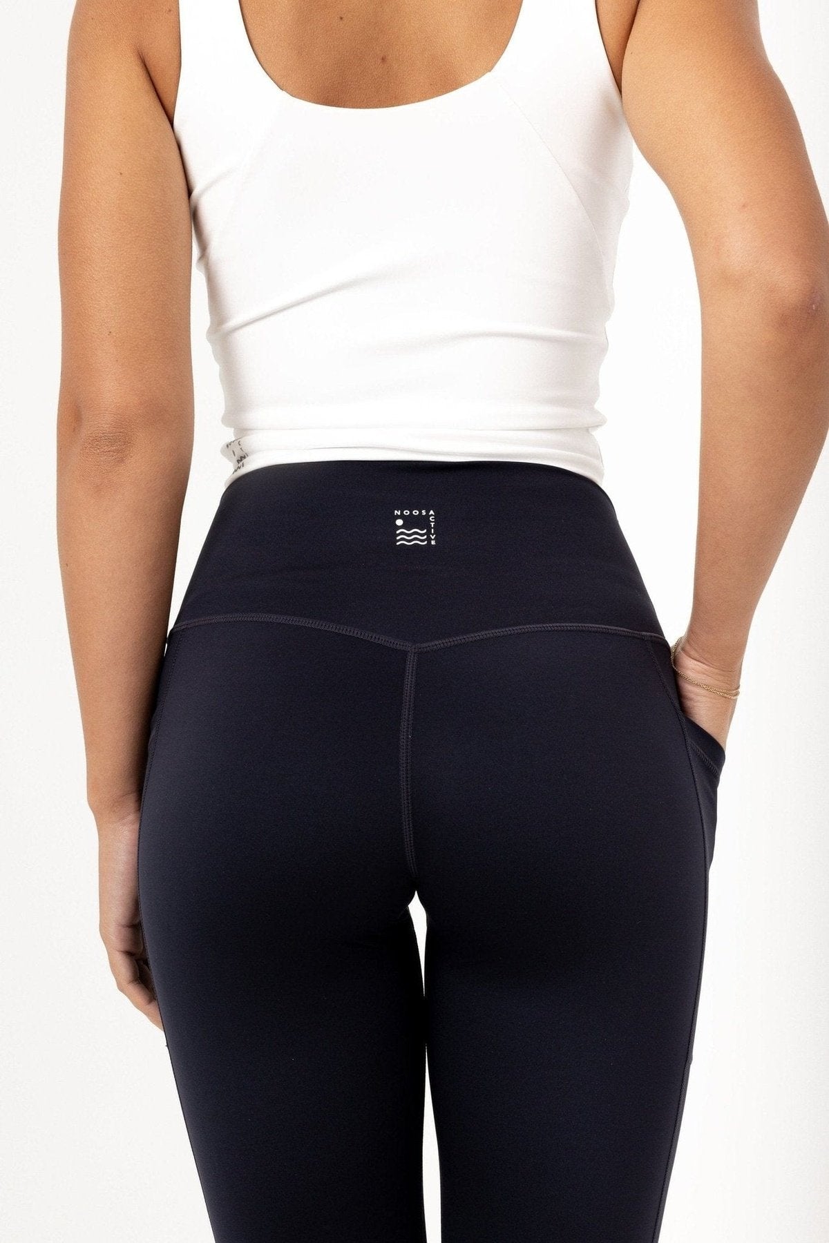 Noosa Active Bottoms Premium 7/8th Length Leggings - Navy